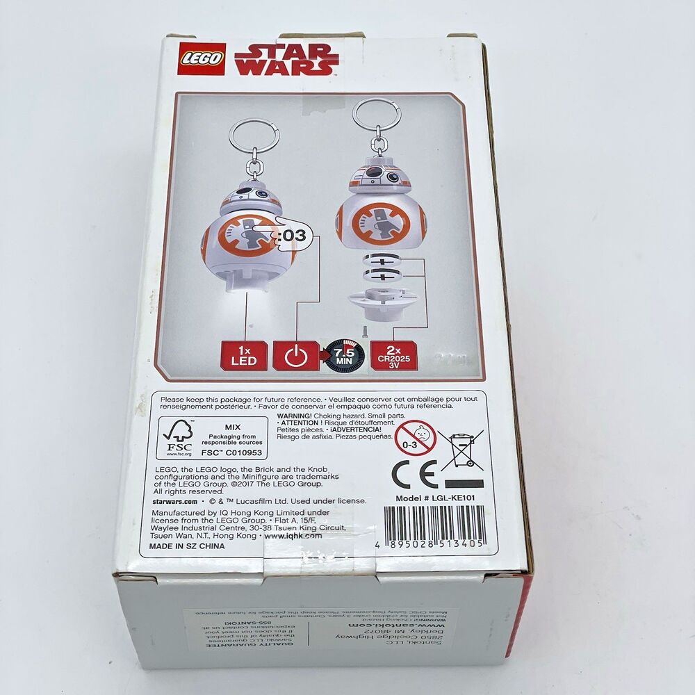 LEGO Star Wars BB-8 LEDLITE Keychain Light New In Box - Picture 7 of 13